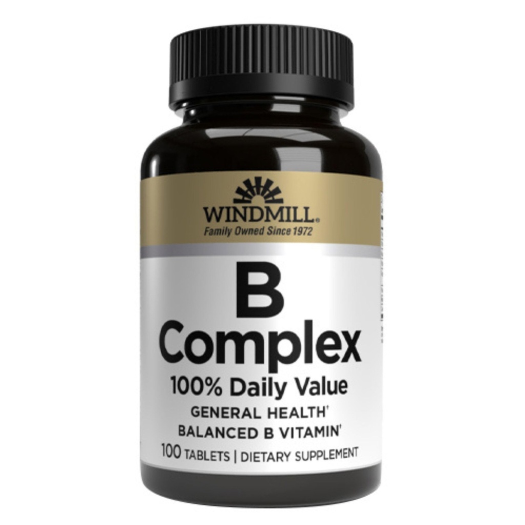 Windmill Vitamin B-Complex - 100 Tablets