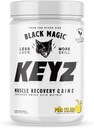Black Magic Keyz Amino Acid Matrix Toz - Muscle Recovery & Endurance - EAA's, BCAA's, & Taurine - Keto, No Sugar, Caffeine Free - Pina Colada - 14.81 oz