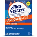 Alka-Seltzer Hangover Relief Tablets, Fast Relief Starts In About 15 Minutes for Headaches, Body Aches & Mental Fatigue, Bachelorette & Bachelor Party Packs 60 Count