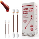 Large - Size 5 inchs Povidone Iodine Swabs (50-Count), Iodine Cotton swabs, Wound Care, Gentle Care and Emergency Care for The Whole Family.