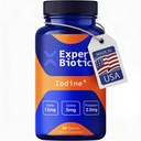 Iodine+ 12.5 mg Tablets with Potassium Iodide USP and Free Iodine USP Dietary Supplement (90 Count)