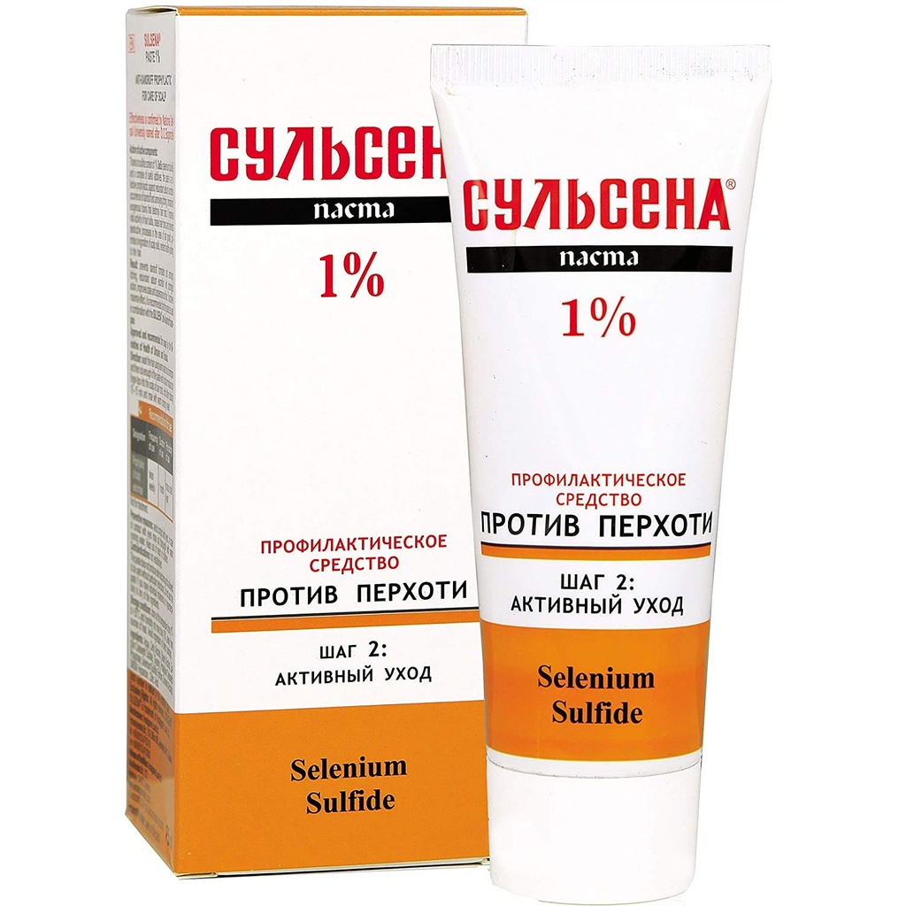 Sulsena Suls Paste 1% Anti-dandruff Selenium Sulfide (sulsena) 75 ml Improves sculp health, reduces itching