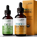 Liquid Probiotic for Women Men & Kids & Liquid Chlorophyll Drops 50mg