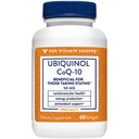 The Vitamin Shoppe Ubiquinol CoQ-10 50mg Beneficial for Those (60Softgels)