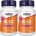 NOW Foods Supplements, B-12 2,000 mcg, Energy Production*, Nervous System Health*, 100 Lozenges (Pack of 2)
