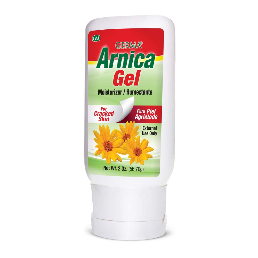 Germa Arnica Gel. Natural Topical Moisturizer and Analgesic. Perfect for Cracked Skin, Body Aches, and Soreness. 2 oz