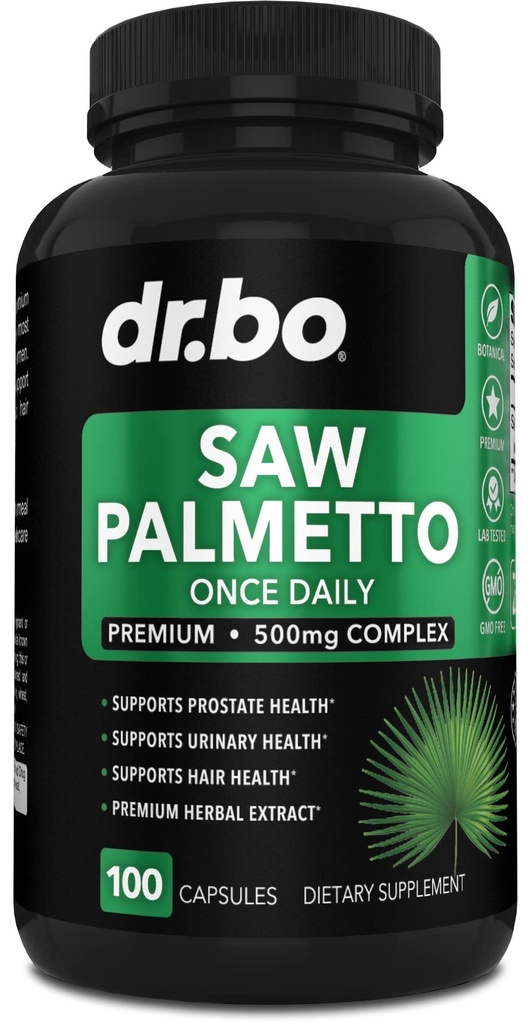 Saw Palmetto for Men Prostate Health - Hair Growth Plus Bladder Control Supplements Complex & DHT Blocker for Women & Men - Pure Saw Palmetto Hair Loss Supplement Support Extract & Urination Pills Aid