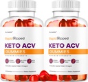 (2 paket) Rapid Ripped Keto ACV Gummies Podpora, Rapidripped Keto Plus Apple Cider Gummy Napredna Formula 1050MG, Vse naravne Gomitas Mnenja, 120 Gummies za 2 meseca