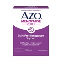 AZO® Daily Pre-Menopause Relief Perimenopause Supplements for Women, Hot Flash, Night Sweat and Healthy Weight Management Support* - 30 Count