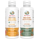 MaryRuth Organics Lion's Mane Liposomal (Coffee Cake) & Reishi Mushroom (Candied Pecan) | Clean Label Project Verified® | Vitamins for Cognitive Support, Immunity, & Overall Health | Vegan, Non-GMO