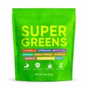Super Greens, Organic Greens Powder with Probiotics & Digestive Enzymes, Chlorella, Spirulina, Kale, Barley Grass, Supports Gut Health, Boost Energy and Immunity, No-Sugar, 30 Servings