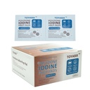 Iodine Wipes, Individually Packaged, 100 Count, 10% povidone Iodine Preparation pad, Alcohol-Free Iodine pad for Wound Cleaning, Burns, Small Wounds and preoperative Preparation.