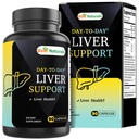 Best Naturals Day to Day Liver Support - 90 Veg Capsules - Made in the USA - Non-GMO & Gluten Free