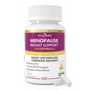 Menopause Supplements for Women 60 Billion with Akkermansia Probiotic & Prebiotic, Vitamin D & E for Hormone Balance, Metabolism, Gut Health Hot Flashes & Night Sweats - Non-GMO | 60 Caps
