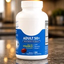 Adult 50+ Eye Vitamin 150 Mini Soft Gels - Lutein Zeaxanthin Omega-3 Formula