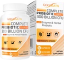 Probiotika for kvinner og menn, 300 milliarder CFU 11 Strains + organiske Herbal & Digestive Enzymer, Probiotiske for Digestive Helse, Gas & Bleating, Immun, Gut helse for kvinner og menn, Shelf Stabile, 60 Caps