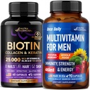 NUTRAHARMONY Biotin, Collagen, Keratin & Multivitamins for Men Capsules