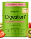 Feel Goods Digestion+, Gut Health, Organic Fiber & Probiotic Drink Mix, Digestive Enzymes for Bloating Relief, Gut Cleanse - Gut Guardian Fiber with Prebiotics - Zero Sugar, 30 Count