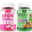 Super Greens Gummies + Iron Bisglycinate 26mg Filled Gummies