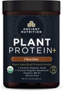 Forntida Nutrition Plant Baserat Proteinpulver, Plant Protein +, Choklad, Organic Vegan Superfoods Supplement, 15g Protein Per Servering, Gluten Free, Paleo Friendly 12 Servering