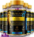 rize labs (5 Pack) Truman Gummies, Truman for Men, Truman Performance Supplement Reviews, Truman Gummy, TrumanMale Support, Tru man All-Natural Supplement, Gomitas (300 Gummies)