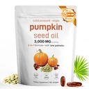 Pumpkin Seed Oil with Saw Palmetto - Cold-Pressed Softgels for Hair Growth & Prostate Support - Organic Supplement for Men & Women, Non-GMO, 150 Softgels