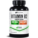 Healthfare Vitamin B2 Riboflavin 400mg | 180 Vegan Capsules | High Potency | Non-GMO | Gluten-Free | Made in USA
