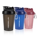 3 Pack Shaker Bottles for Protein Mixes, 17 oz Small Protein Shaker Bottle with Handle, Gym Shaker Cups with Blending Ball for Pre Workout, BPA-Free & Dishwasher Safe (Black, Pink, Blue)