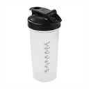 Fox Run Large Clear Blender Bottler, 28 oz Shaker Bottle with Stainless Steel Ball Whisk and Measurements