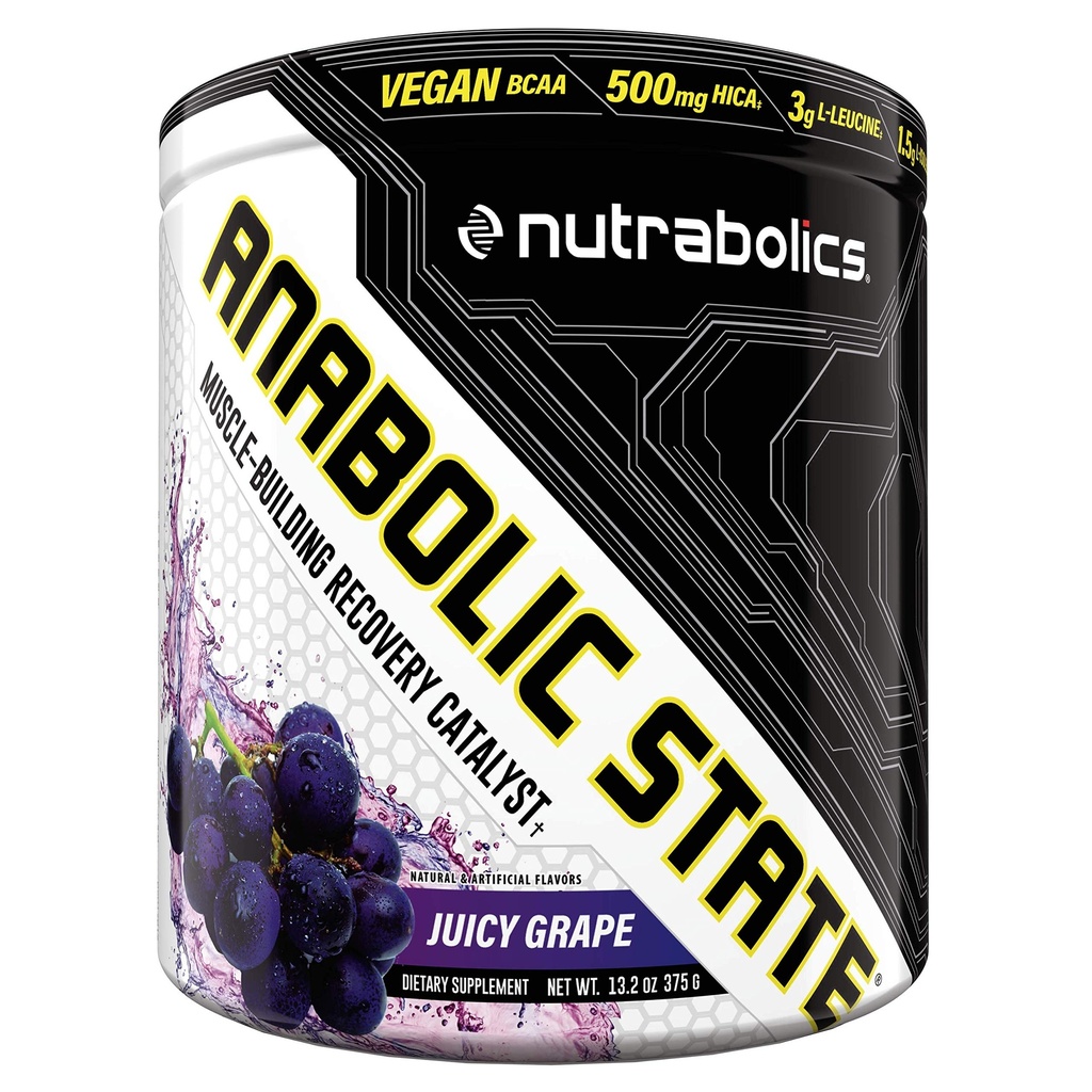 Nutrabolics Dietary Supplement Anabolic State Juicy Grape 375g (30 Servings)