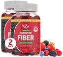 Prebiotic Fiber Gummies for Adults and Kids – 4g Sugar Free Natural Berry Flavored Gummies - Supports Digestive Health and Metabolism. (60 Count/Pack of 2)