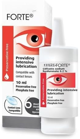 Forte Intensive Optic Drops - for Treatment of Severe and Persistant Dry - 10ml