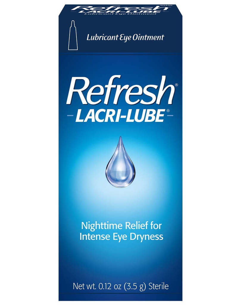 REFRESH LACRI-LUBE Lubricant Eye Ointment 3.50 g (Pack of 3)