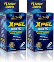 Maximum Human Performance Xpel Maximum Strength Diuretic Water Pills, for Water Retention Relief, Weight Loss Support, with Vitamin B-6 Potassium Dandelion Root, 80 Capsules, (Pack of 2)