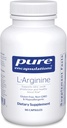 Pure Encapsulations L- Arginine - 1 400 mg - Поддръжка на производството на азотен оксид - Heart Health & Blood Flow - Gluten Free & Non- GMO - 90 капсули