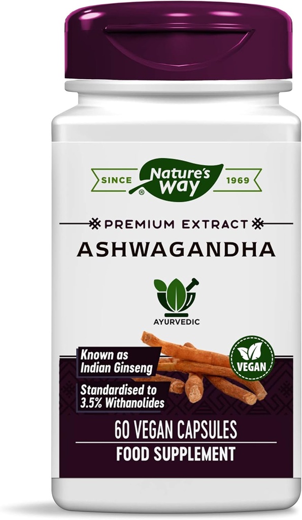 Naturaren Bidea - Ashwagandha, 60 veggie kapa