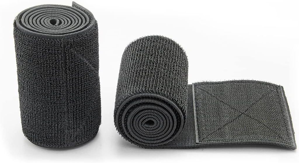 Elastic Belly Band & Body Wrap Set (2 Pack) - 4.93 Inch Wide, High-Density Stretch for Body Slimming, Fitness, Support | Fits Elitzia ETMW919W & More