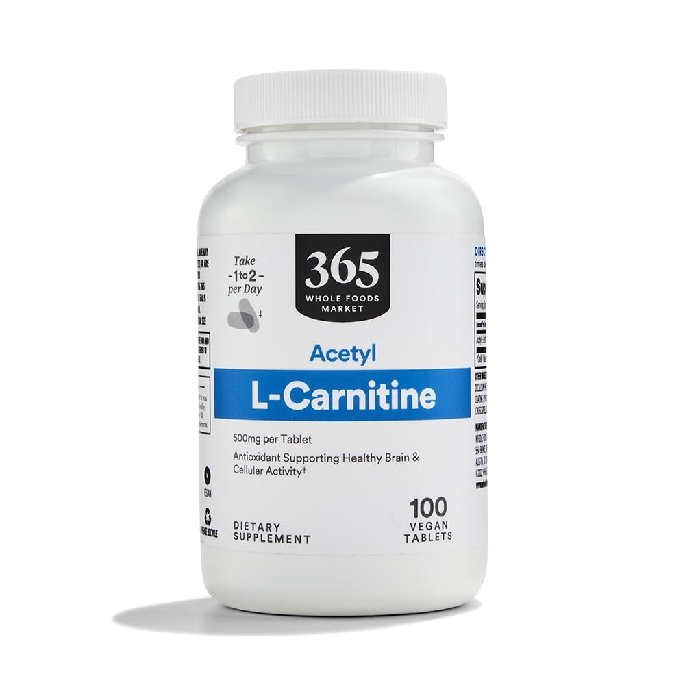 Whole Foods Market, Acetyl L-Carnitine 500mg, 100 ct