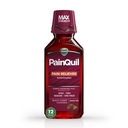 Vicks PainQuil Pain Relief Acetaminophen 1000mg Max Strength‡ Adult Pain Reliever Liquid 12oz, Backache Headache Relief, 1 Daytime Pain Reliever