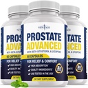 NEW AGE Prostate Advanced Prostate Supplement for Men – Reduce Bathroom Trips, Promote Sleep, Support Health & Bladder Emptying - Made with Lycopene, Beta Sitosterol - 180 Count