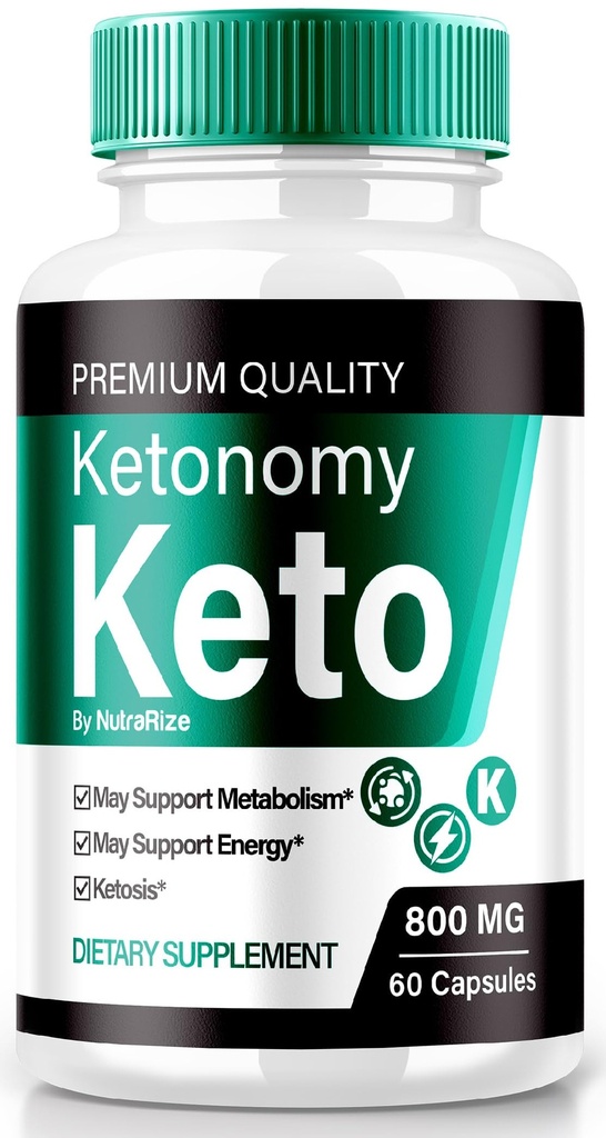 Ketonomy Keto Pills, Ketonomy Advanced Keto Capsules, Maximum Strength Formula, All Natural Supplement, Ketonomy Vitamins, Keto Support, Official Ketonomy Keto Reviews (60 Capsules)