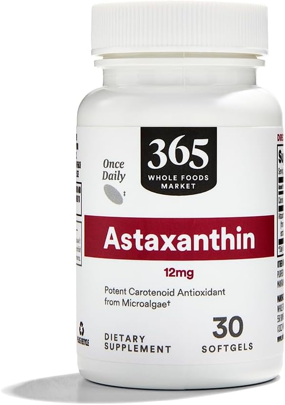 Tüm Gıdalar Pazarı, Astaxanthin 12mg, 30 ct