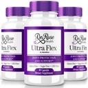 (3 Pack) Ultra Flex Capsules, Advanced Joint Support Supplement, Ultra Flex Natural Joint Health Formula, Max Strength Pills for Joint Wellness and Mobility, UltraFlex Vitamin Reviews (180 Capsules)