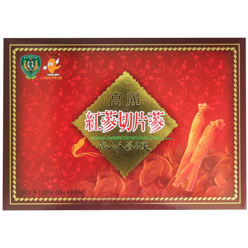 [KUMSAN Ginseng Distinguished Family] Korea Red Ginseng Jelly, Honeyed Fermented Red Ginseng, Korean Traditional Candied Fermented Ginseng (20g x 10EA)
