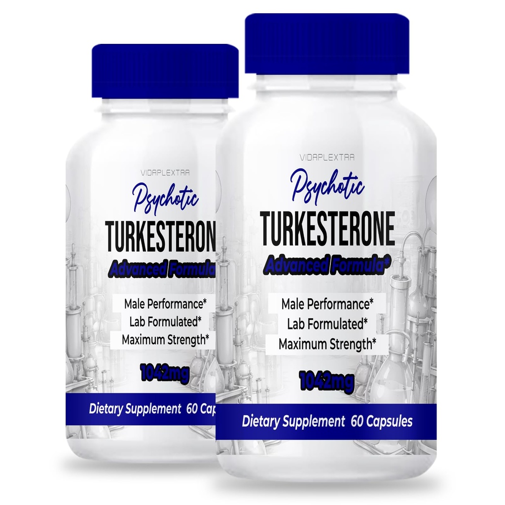 Psychotic Turkesterone - Psychotic Turkesterone Mens Capsules (2 Pack, 120 Capsules)