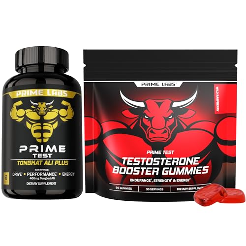 Prime Labs Tongkat Ali + Prime Test Gummies