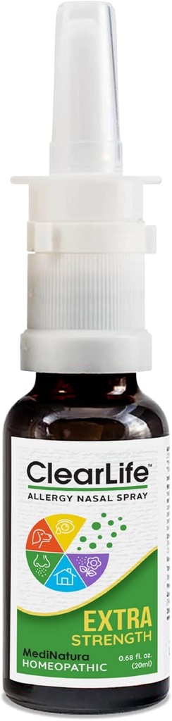 ClearLife Allergia Relief Nasal Spray Multi-Systemic Relief bármely régióban - Homeopátiás Forma - 0.68 Ounce