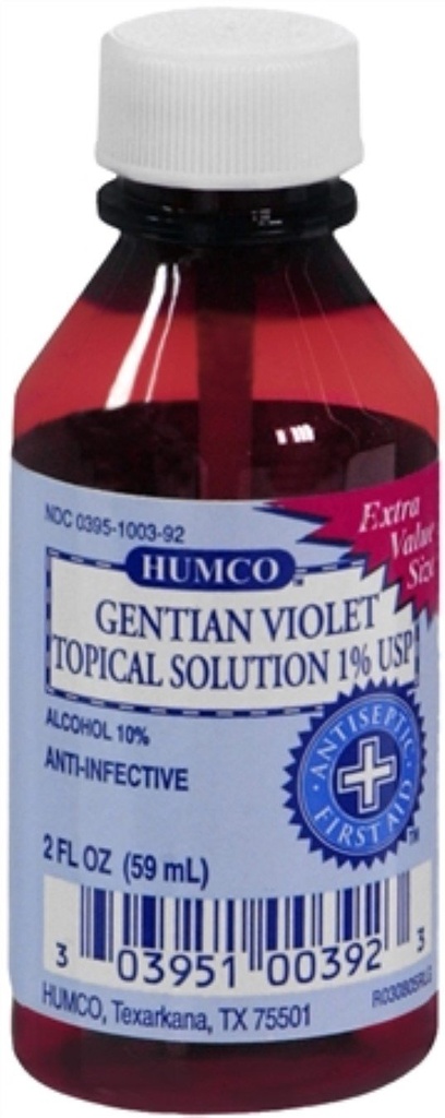 Gentian Violet Topical Solution 1% USP 2 oz (Pack of 7)