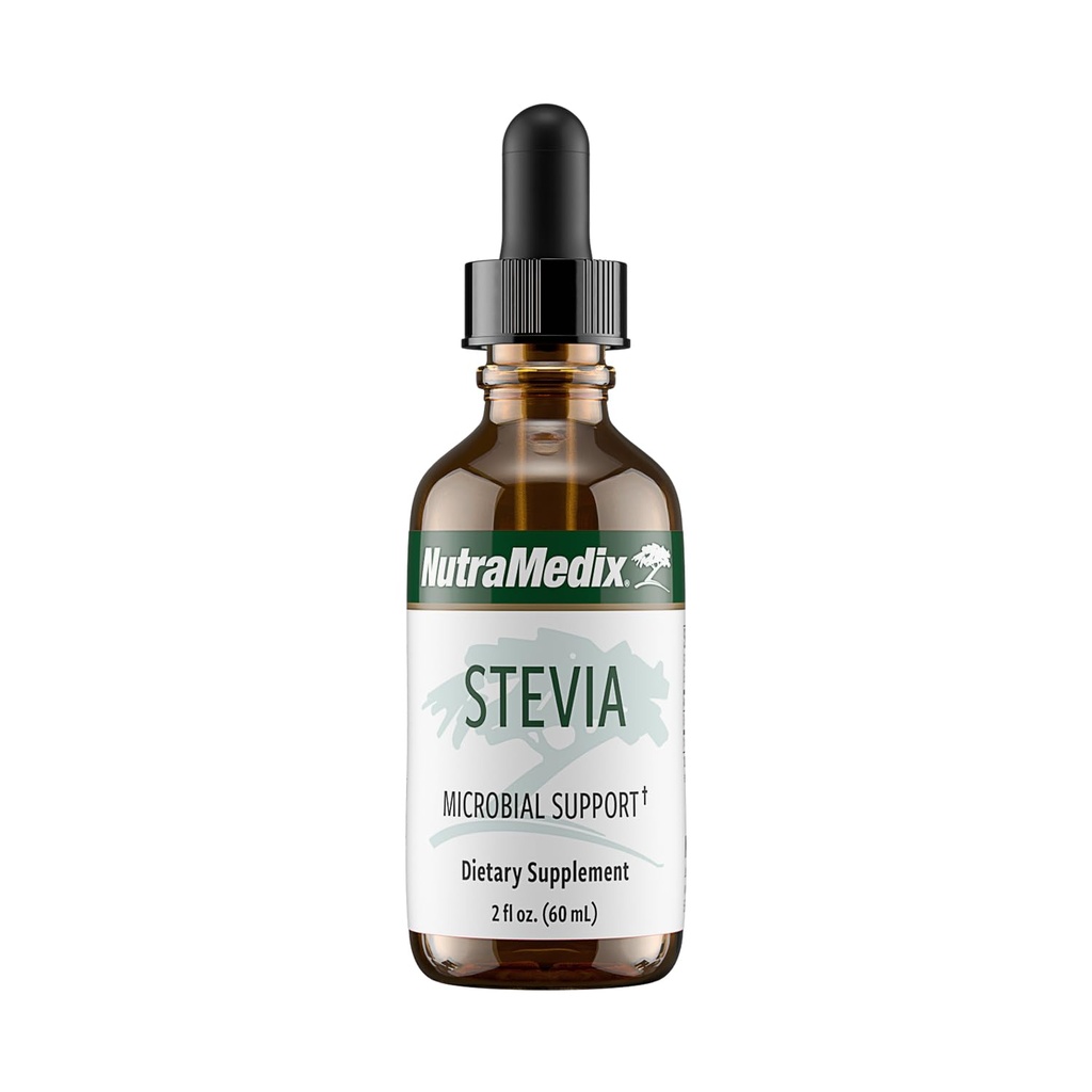 NutraMedix Sweet Leaf Stevia Liquid Drops - Sugar Free Sweetener from Pure Stevia Leaf Extract for Microbial Support - Low Carb, No Added Sugar (2 oz / 60 ml)