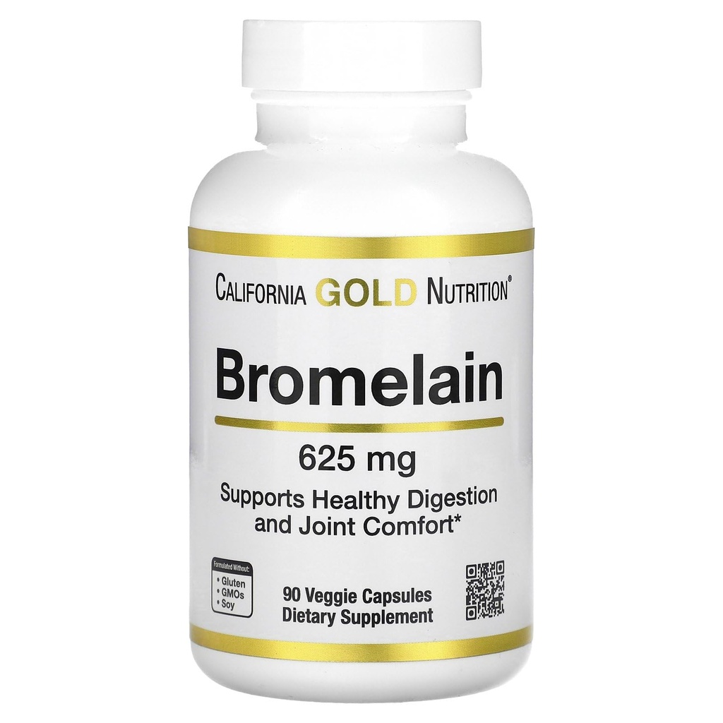 California Gold Nutrition Bromelain, 500 mg, 90 Veggie Capsules
